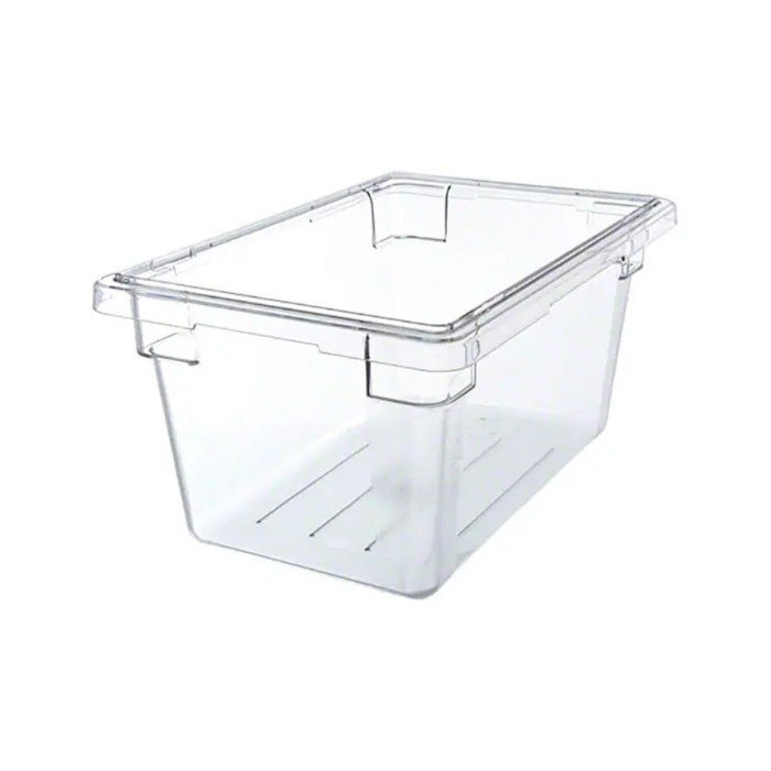 FOOD BOX CLEAR L66.2 X W46 X H31.5CM 64L POLYCARBONATE