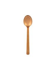 VINTAGE SOLID SPOON HAMMERED FINISH BRONZE L25.4CM STAINLESS STEEL AMC