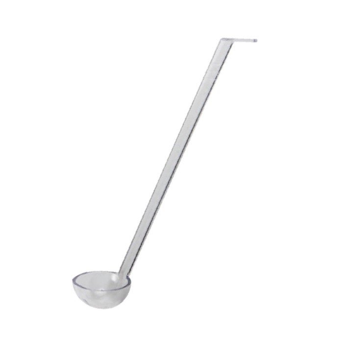 LADLE CLEAR L21.6CM 2.5CL POLYCARBONATE 