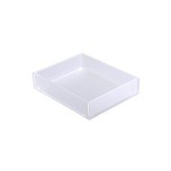T-COLLECTION LUCITE TRAY RECTANGULAR ICE WHITE L32.5 X W26.5 X H7.5CM PMMA TIGER