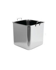 CONTAINER WITHOUT LID SQARE 13L STAINLESS STEEL BAIN MARIE 