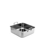 CONTAINER WITHOUT LID SQARE 1.5L STAINLESS STEEL BAIN MARIE 