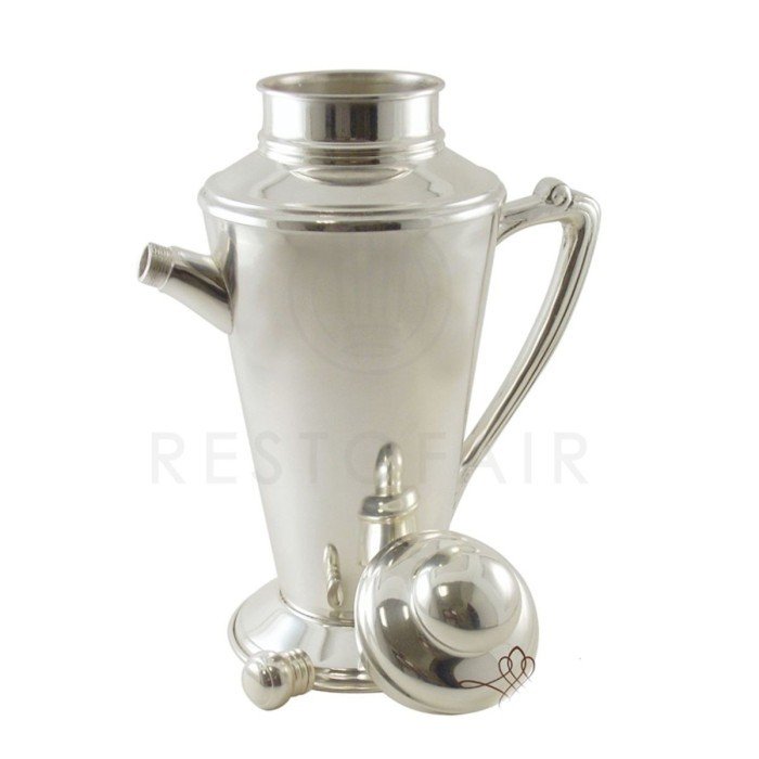 VINTAGE VICTORIAN COCKTAIL SHAKER SILVERPLATED