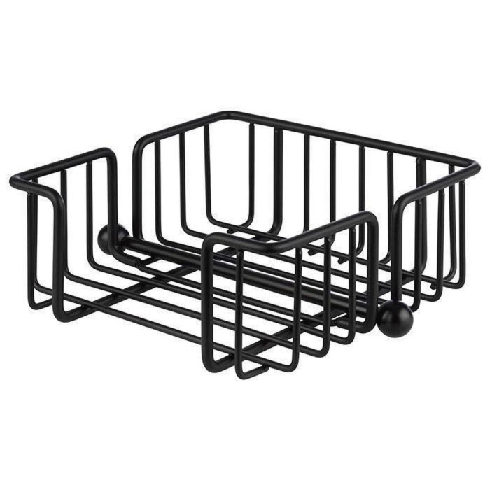 URBAN NAPKIN HOLDER BLACK L19 X W19 X H7.5CM STEEL