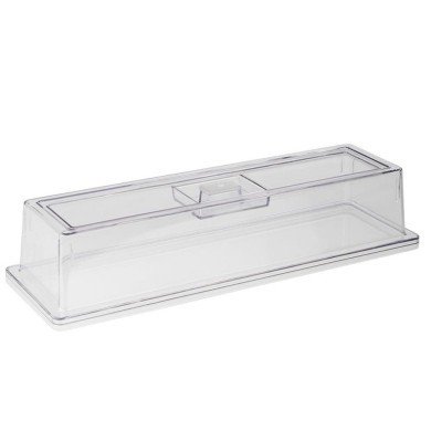 COVER RECTANGULAR CLEAR L53 X W16.2 X H10.5CM POLYCARBONATE 