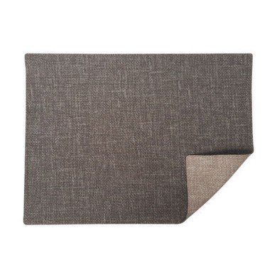 REVERSIBLE RECTANGULAR PLACEMAT RECTANGULAR GREY/BEIGE SONOCLEAN STIFF SONOLYS