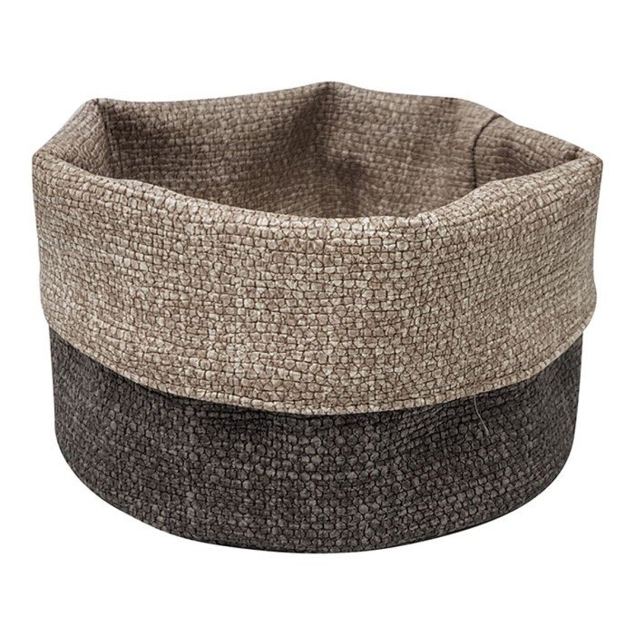 COTTAGE GREY/BEIGE ROUND BASKET D15CM SONOCLEAN FLEXIBLE