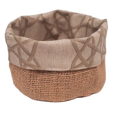 JUTE/RATTAN ROUND BASKET D15CM SONOCLEAN FLEXIBLE