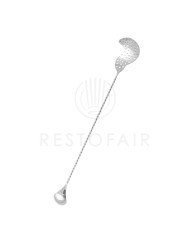 BAR SPOON/STRAINER TWISTED HANDLE L40CM SST  