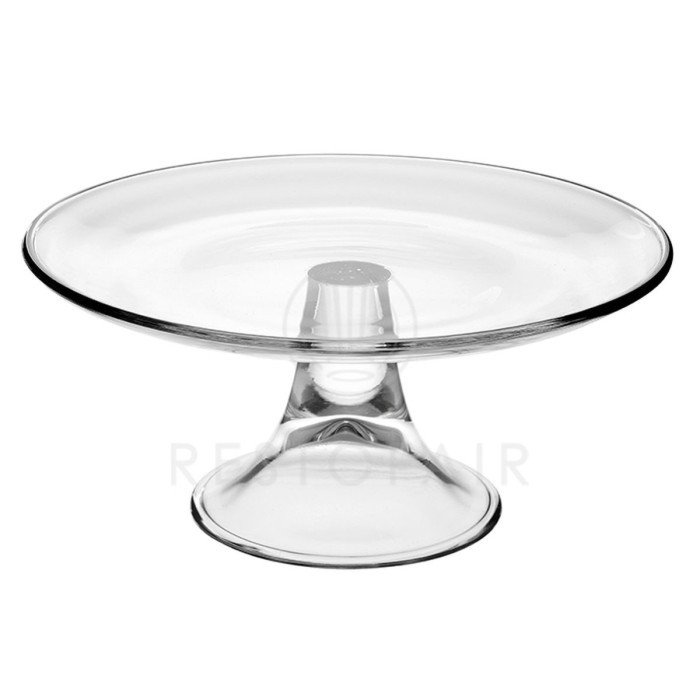 CAKE STAND CLEAR Ø33CM H11CM GLASS BANQUET