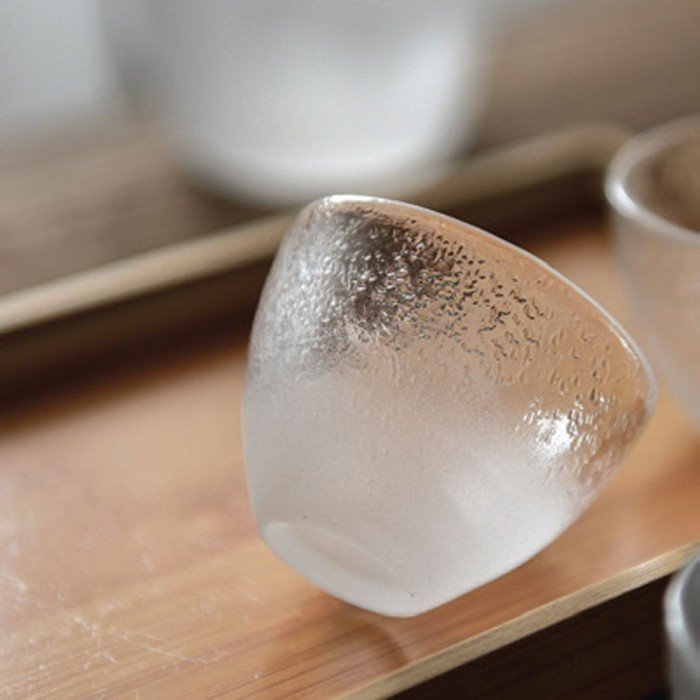 SAKE CUP 5CL FROSTED GLASS