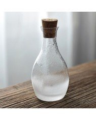 SAKE BOTTLE 32CL FROSTED GLASS