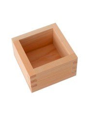 MASU SAKE CUP 8.5X8.5XH6CM WHITE PINE WOOD