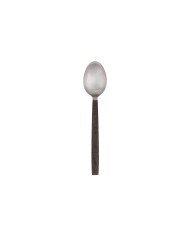 WAVY AGED SOLID SPOON HAMMERED FINISH L33.6CM STAINLESS STEEL AMC