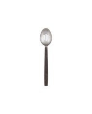 WAVY AGED SOLID SPOON HAMMERED FINISH L25.4CM STAINLESS STEEL AMC