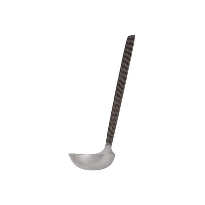 WAVY AGED LADLE HAMMERED FINISH L33CM STAINLESS STEEL AMC