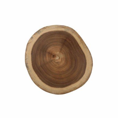 SERVING BOARD ROUND L23XW23XH2CM WOOD ACACIA