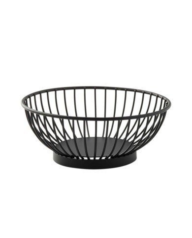 PARISIAN ROUND WIRE BASKET METAL Ø15.2CM H5.7CM 