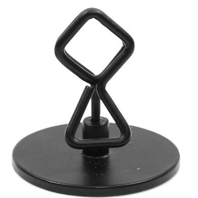 TABLE NUMBER STAND WITH CLIP BLACK L5 X W5 X H5CM METAL 