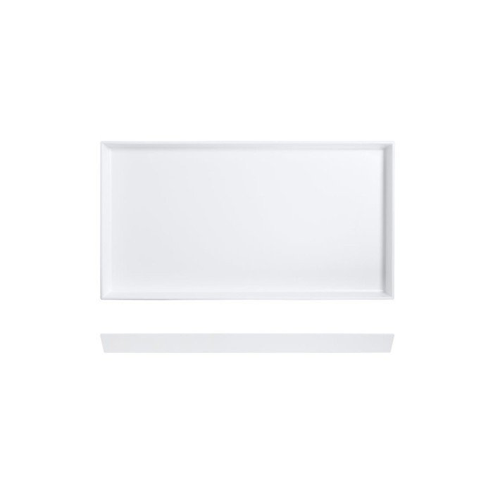 TRAY  WHITE L57XW30XH3.75CM MELAMINE VIENNA  CREATIVE