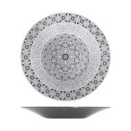 BOWL ROUND LIGHT GREY MOROCCAN MARRAKESH CREATIVE