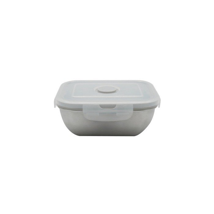 STORAGE BOX WITH LID MICROWAVE SAFE SST