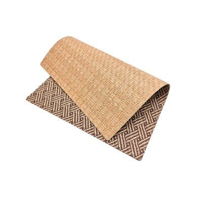 REVERSIBLE RECTANGULAR PLACEMAT RECTANGULAR CAMEL VANILLA SONOCLEAN STIFF SONOLYS