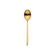 DESSERT SPOON GOLD THICK. 4.0MM STAINLESS STEEL ORCA ETERNUM