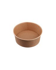 KRAFT SALAD BOWL PACK OF 50 PE COATED Ø14.8CM H6CM 75CL