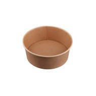 KRAFT SALAD BOWL PACK OF 50 PE COATED Ø14.8CM H6CM 75CL