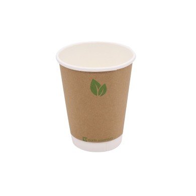  HOT CUP SINGLE WALL PACK OF 50 KRAFT 35.5CL FSC PAPERBOARD EARTH ESSENTIALS