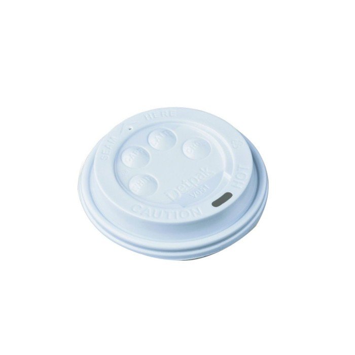 BUTTON LID WHITE SUIT VEE CUPS 35.5/43.7CL PACK OF 15