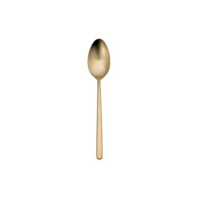 DESSERT SPOON CHAMPAGNE THICK. 2.5MM STAINLESS STEEL NARDO ETERNUM