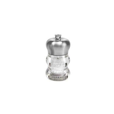 ASCOT PEPPER MILL ACRYLIC WITH SST TOP H10CM 