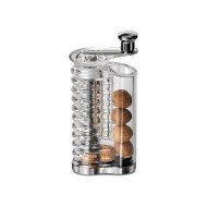 WALLIS NUTMEG GRINDER CLEAR ACRYLIC WITH 2 SST BLADES H7CM 