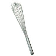 Whisk 25 cm 12 threads stainless steel 1.4 mm stainless steel