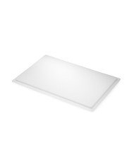 Lid for dough container rectangular white plastic 60x40x2.5 cm Gilac