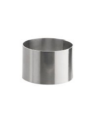 Baking frame stainless steel Without release liner Ø 6 cm 4 cm