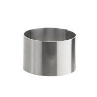Baking frame stainless steel Without release liner Ø 6 cm 4 cm