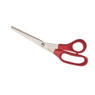 Household scissors 11.5 cm stainless steel plastic plain coloured