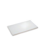 Cutting board high-density polyethylene (HDPE)  white 60x40 cm Pâtissier without laughs not reversible Pro.cooker