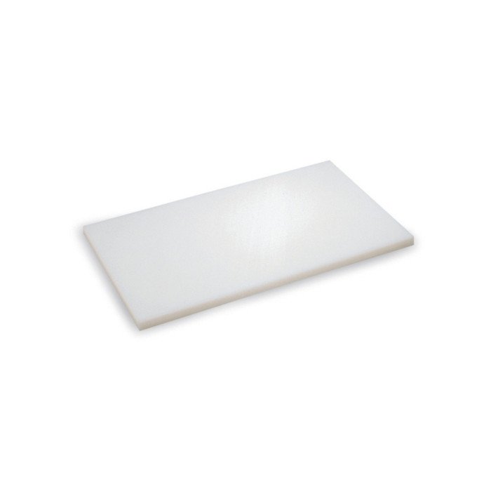 Cutting board high-density polyethylene (HDPE)  white 60x40 cm Pâtissier without laughs not reversible Pro.cooker