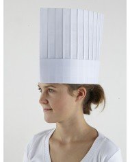 Chef's hat white (10 units)