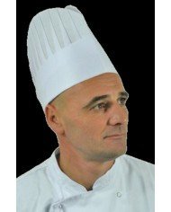 CHEF HAT PLEATED H22.5CM PACK OF 10