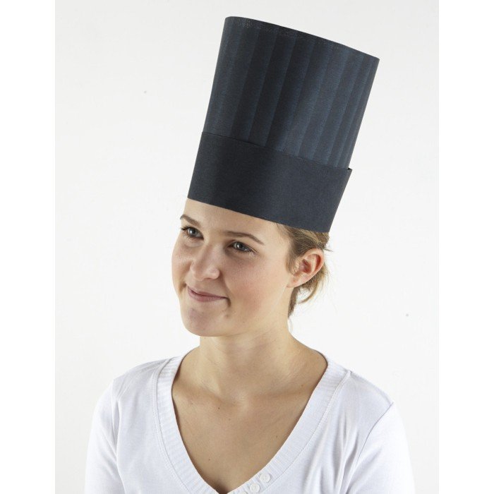Chef's hat black (10 units)