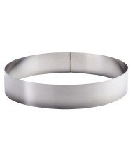 Mousse ring stainless steel Without release liner Ø 24 cm 4.5 cm