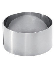 Mousse ring stainless steel Without release liner Ø 7.5 cm 4 cm fixed