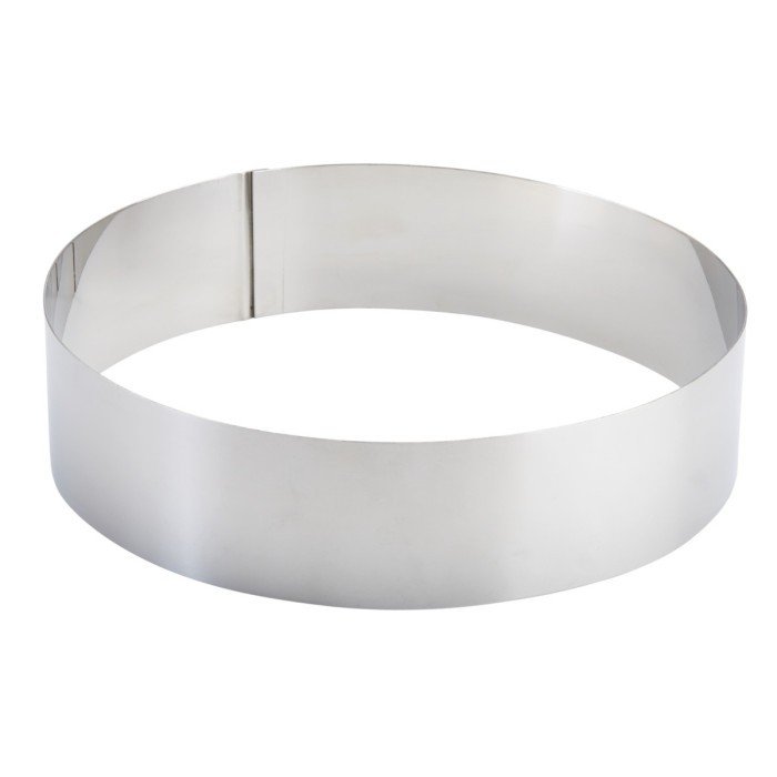 Ring stainless steel Without release liner Ø 24 cm 6 cm