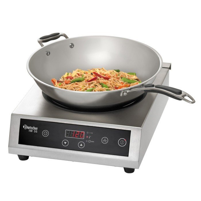 INDUCTION WOK 3500W HOB D26CM 220-240V/50-60HZ BARTSCHER