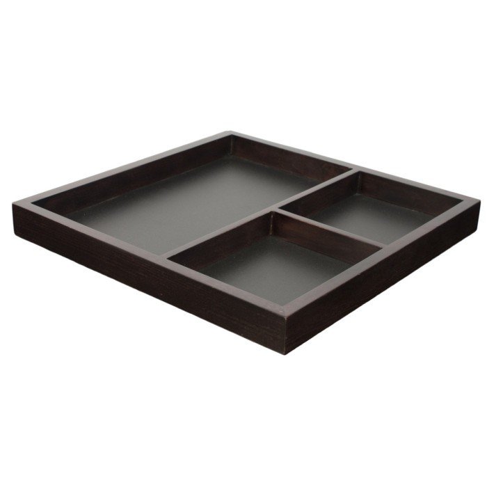 Room service tray wood chestnut 40x40 cm Securit